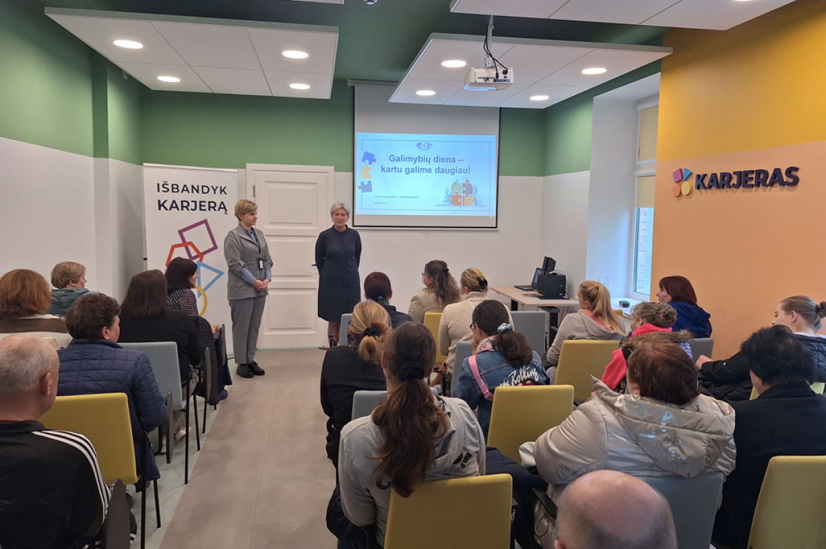 Griauname mitus: negalia – ne kliūtis dirbti 