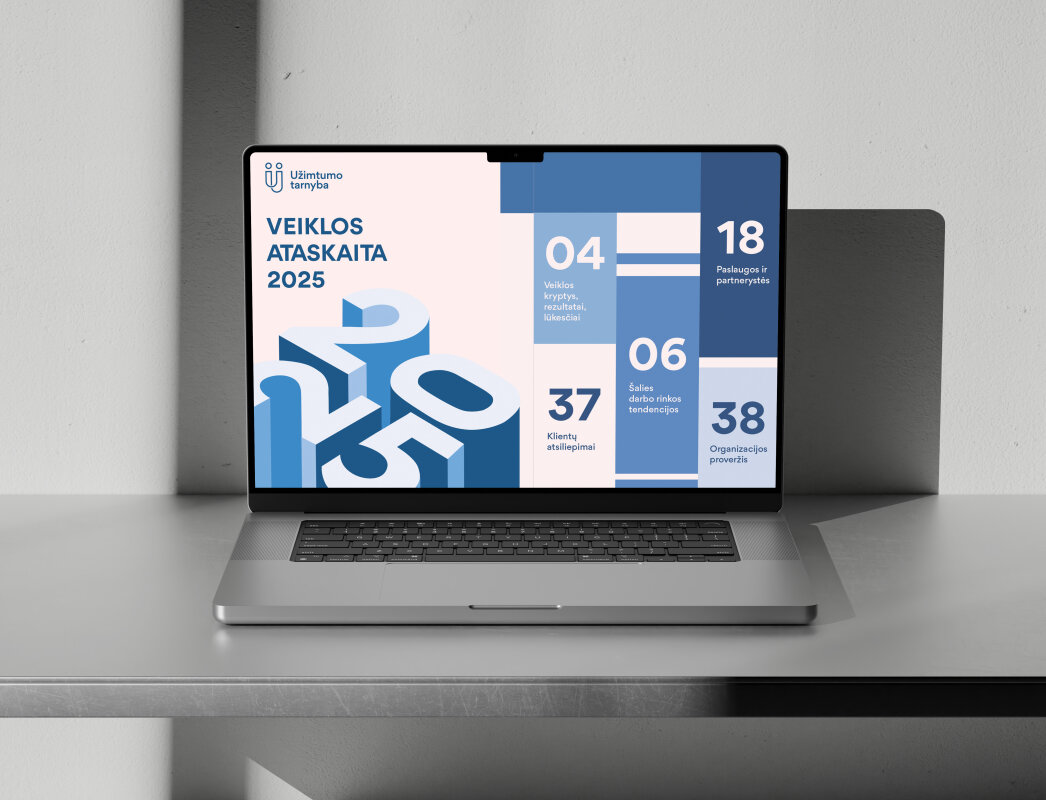 Paskelbta Užimtumo tarnybos 2025 metų veiklos ataskaita