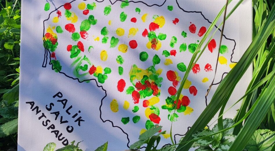Tautiečių užsienyje pirštų antspaudų žemėlapis